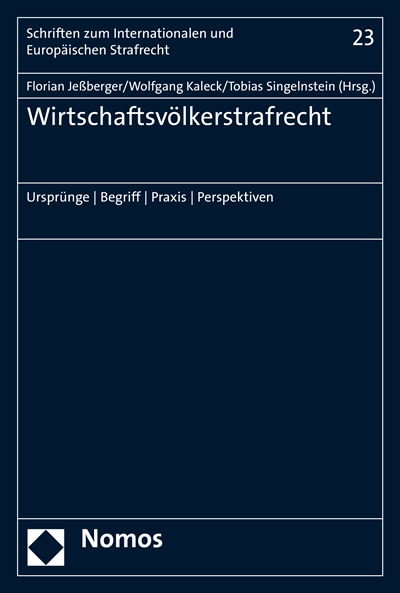 Cover des Buchs: Wirtschaftsvölkerstrafrecht