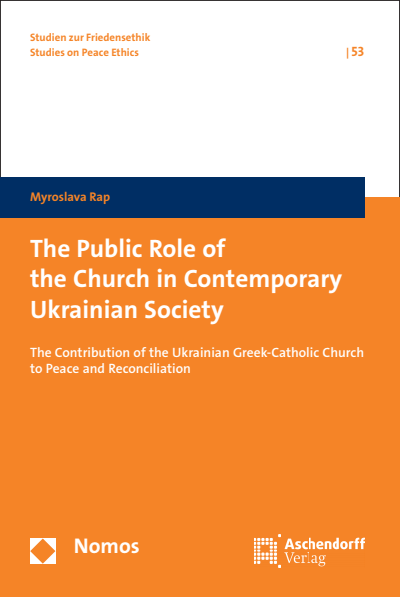 Cover of book: The Public Role of the Church in Contemporary Ukrainian Society