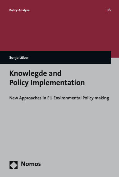 Cover of book: Knowledge and Policy Implementation