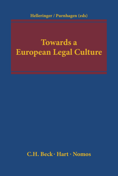 Cover of book: Towards a European Legal Culture