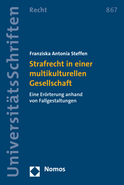 Cover des Buchs: Strafrecht in einer multikulturellen Gesellschaft