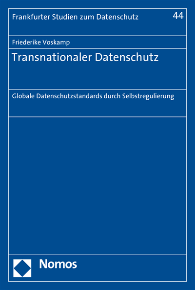 Cover des Buchs: Transnationaler Datenschutz