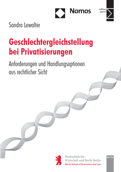 Cover of book: Geschlechtergleichstellung bei Privatisierungen