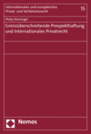 Cover of book: Grenzüberschreitende Prospekthaftung und Internationales Privatrecht