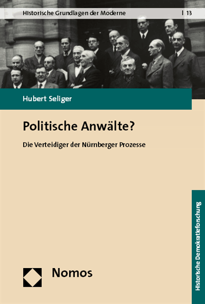 Cover of book: Politische Anwälte?
