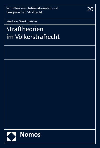 Cover of book: Straftheorien im Völkerstrafrecht