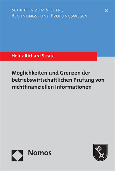 Cover des Buchs: Möglichkeiten und Grenzen der betriebswirtschaftlichen Prüfung von nichtfinanziellen Informationen
