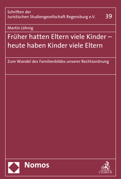 Cover of book: Früher hatten Eltern viele Kinder - heute haben Kinder viele Eltern