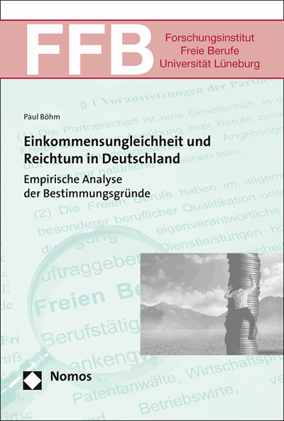 Cover des Buchs: Einkommensungleichheit und Reichtum in Deutschland