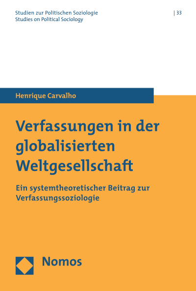 Cover of book: Verfassungen in der globalisierten Weltgesellschaft