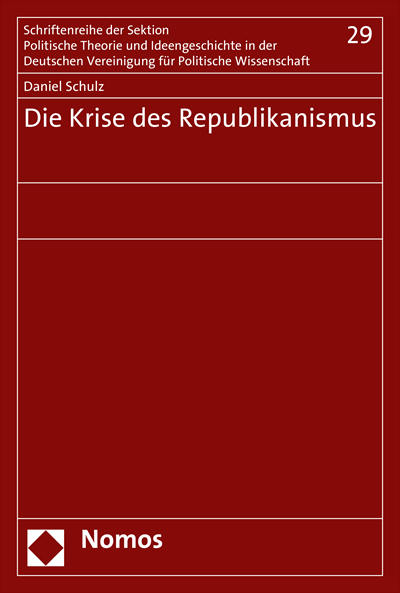 Cover of book: Die Krise des Republikanismus