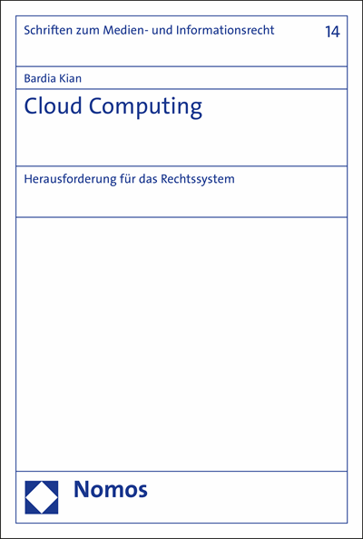 Cover of book: Cloud Computing