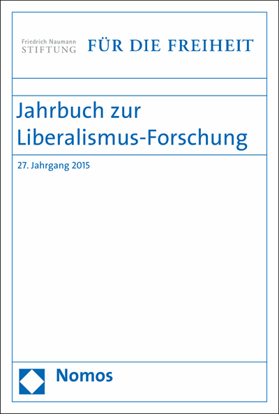 Cover des Buchs: Jahrbuch zur Liberalismus-Forschung
