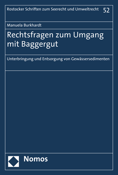 Cover des Buchs: Rechtsfragen zum Umgang mit Baggergut