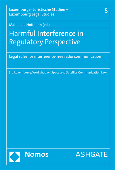Cover des Buchs: Harmful Interference in Regulatory Perspective