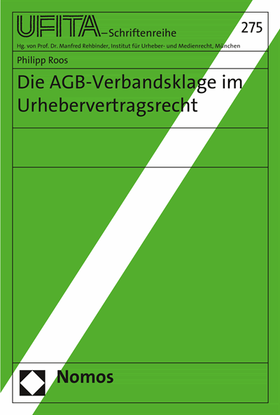 Cover of book: Die AGB-Verbandsklage im Urhebervertragsrecht