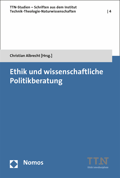 Cover of book: Ethik und wissenschaftliche Politikberatung