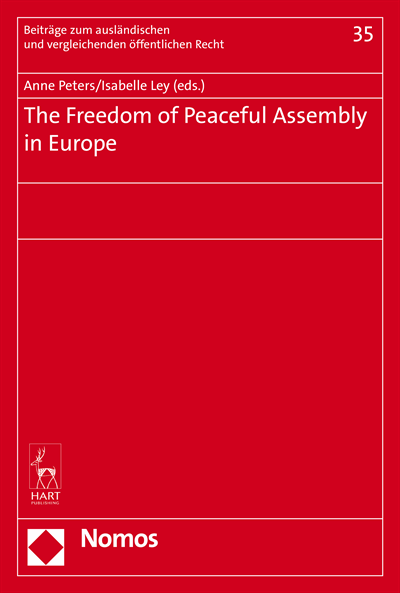 Cover des Buchs: The Freedom of Peaceful Assembly in Europe