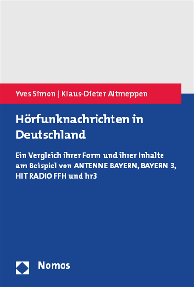 Cover of book: Hörfunknachrichten in Deutschland