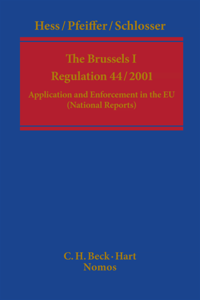 Cover des Buchs: The Brussels I - Regulation (EC) No. 44/2001