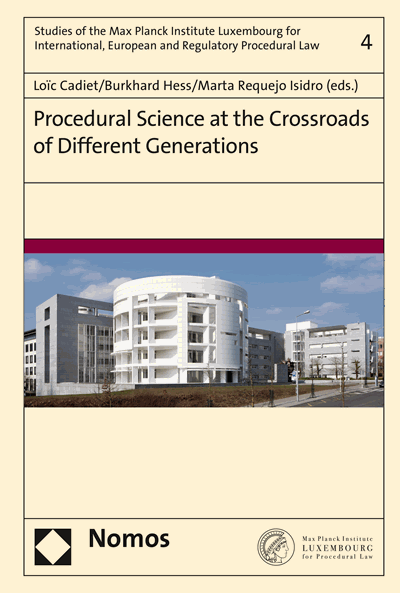 Cover des Buchs: Procedural Science at the Crossroads of Different Generations