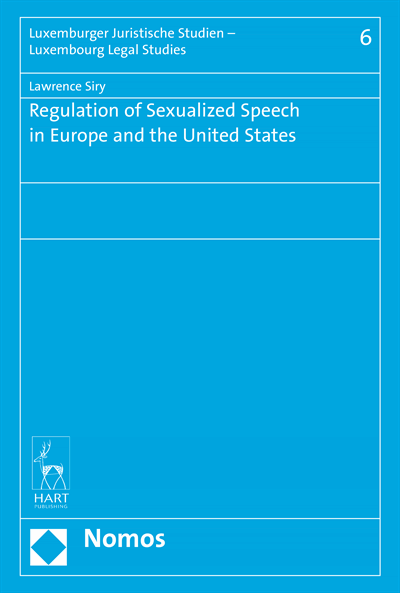 Cover des Buchs: Regulation of Sexualized Speech in Europe and the United States