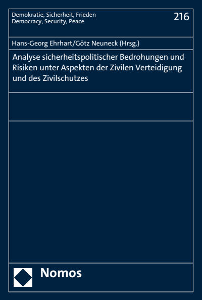 Cover des Buchs: Analyse sicherheitspolitischer Bedrohungen und Risiken unter Aspekten der Zivilen Verteidigung und des Zivilschutzes