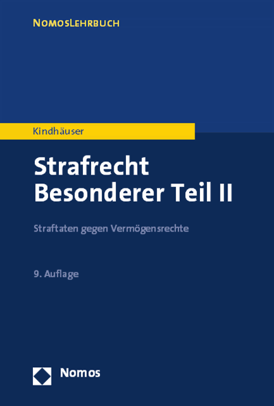 Cover des Buchs: Strafrecht Besonderer Teil II
