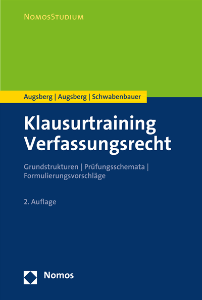 Cover des Buchs: Klausurtraining Verfassungsrecht