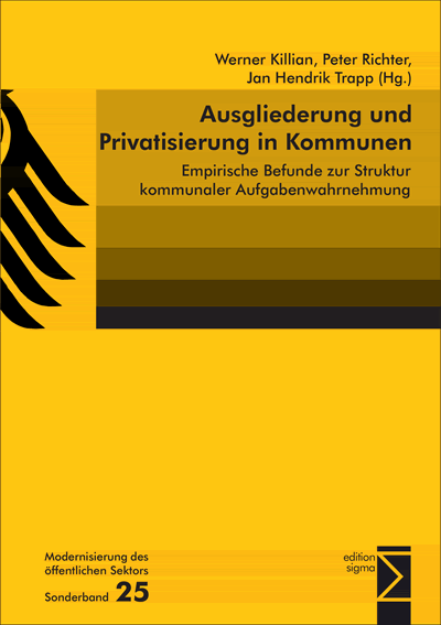 Cover of book: Ausgliederung und Privatisierung in Kommunen