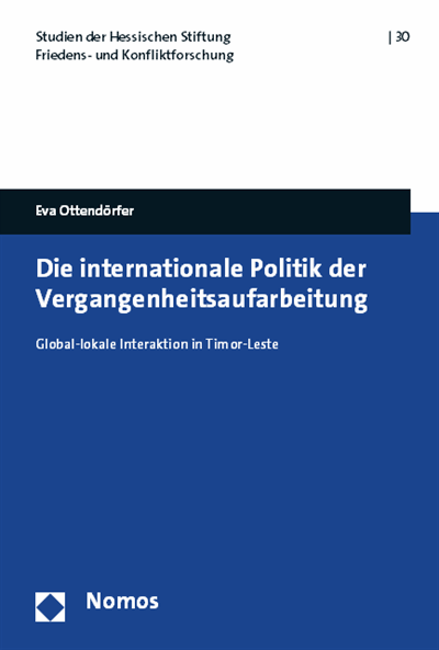 Cover of book: Die internationale Politik der Vergangenheitsaufarbeitung