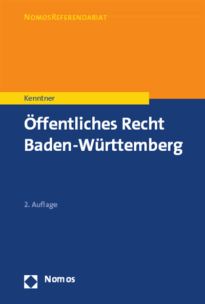 Cover of book: Öffentliches Recht Baden-Württemberg