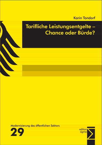 Cover of book: Tarifliche Leistungsentgelte - Chance oder Bürde?