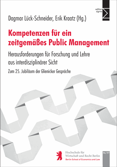 Cover of book: Kompetenzen für zeitgemäßes Public Management