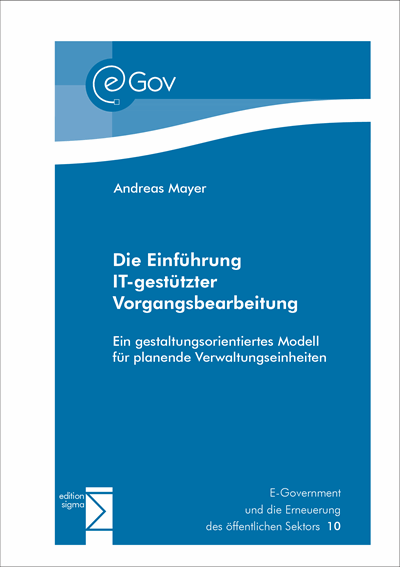 Cover des Buchs: Die Einführung IT-gestützter Vorgangsbearbeitung