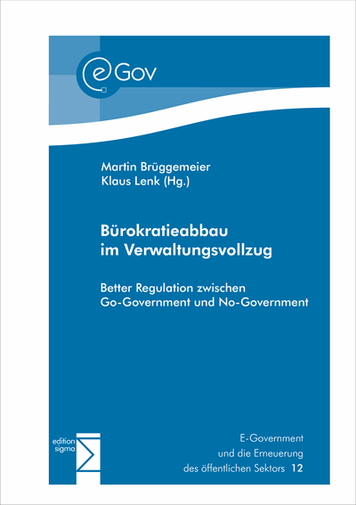 Cover des Buchs: Bürokratieabbau im Verwaltungsvollzug