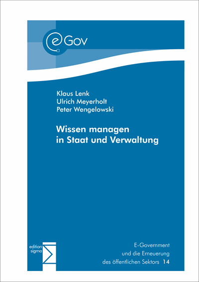 Cover des Buchs: Wissen managen in Staat und Verwaltung
