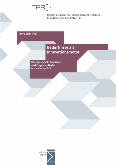 Cover des Buchs: Bedürfnisse als Innovationsmotor