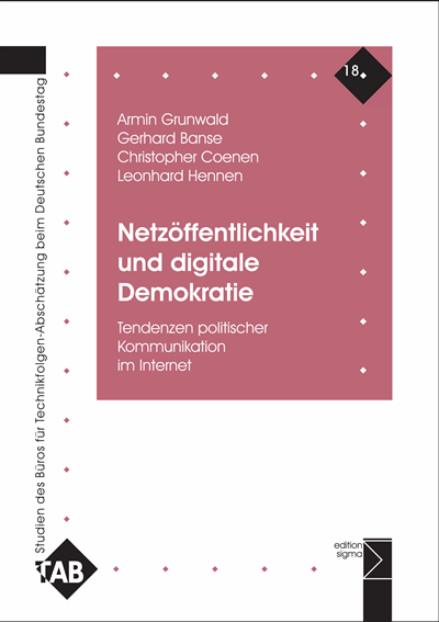 Cover des Buchs: Netzöffentlichkeit und digitale Demokratie