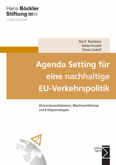 Cover des Buchs: Agenda Setting für eine nachhaltige EU-Verkehrspolitik