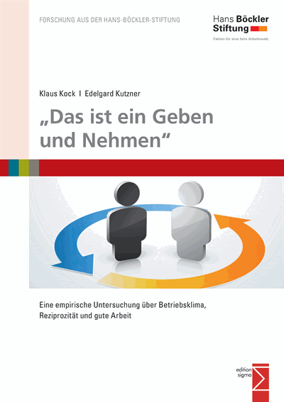 Cover of book: »Das ist ein Geben und Nehmen«