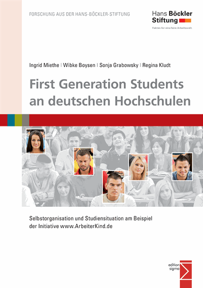 Cover des Buchs: First Generation Students an deutschen Hochschulen