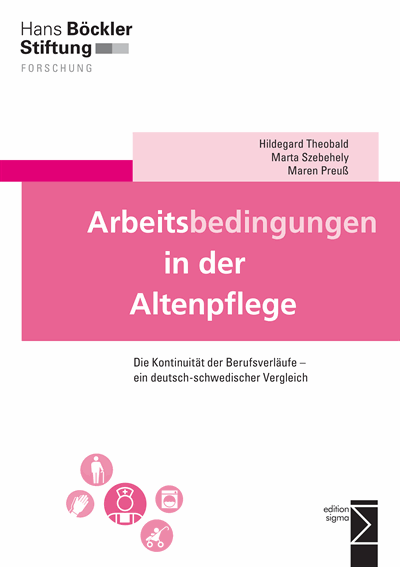 Cover des Buchs: Arbeitsbedingungen in der Altenpflege