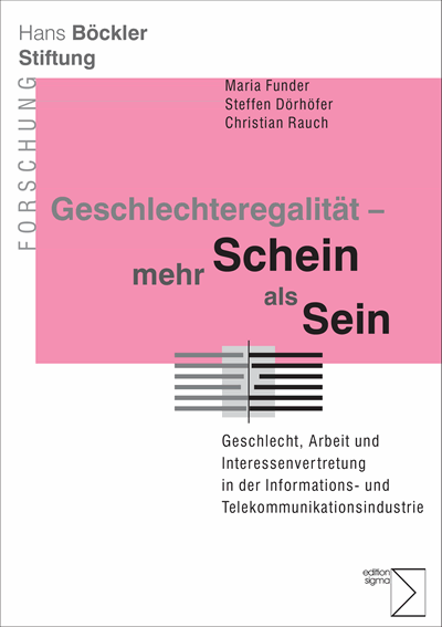 Cover des Buchs: Geschlechteregalität - mehr Schein als Sein