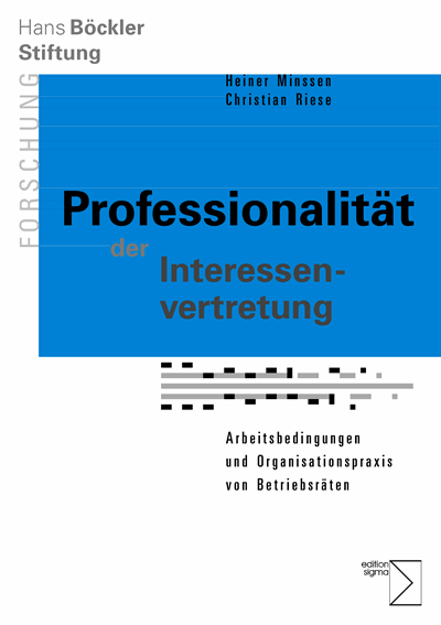 Cover of book: Professionalität der Interessenvertretung