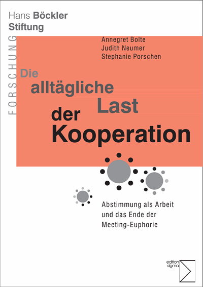 Cover of book: Die alltägliche Last der Kooperation