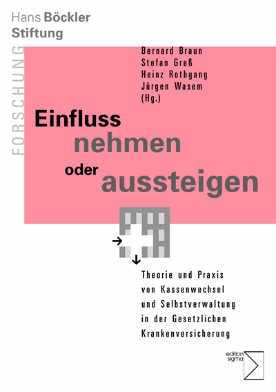Cover of book: Einfluss nehmen oder aussteigen