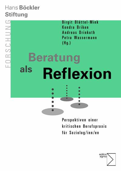 Cover of book: Beratung als Reflexion