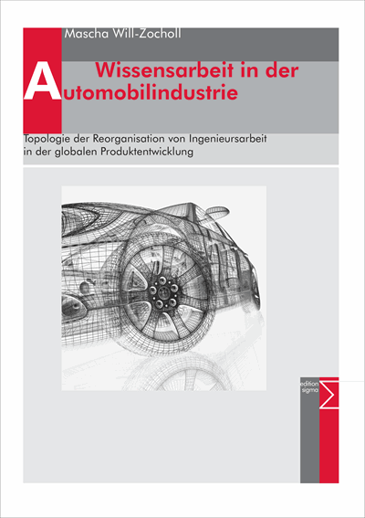 Cover of book: Wissensarbeit in der Automobilindustrie