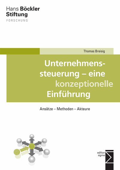 Cover des Buchs: Unternehmenssteuerung - eine konzeptionelle Einführung